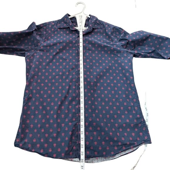 Rodd & Gunn Men's Frankleigh Park Long Sleeve Button Down Shirt Navy Size Large - Picture 7 of 8